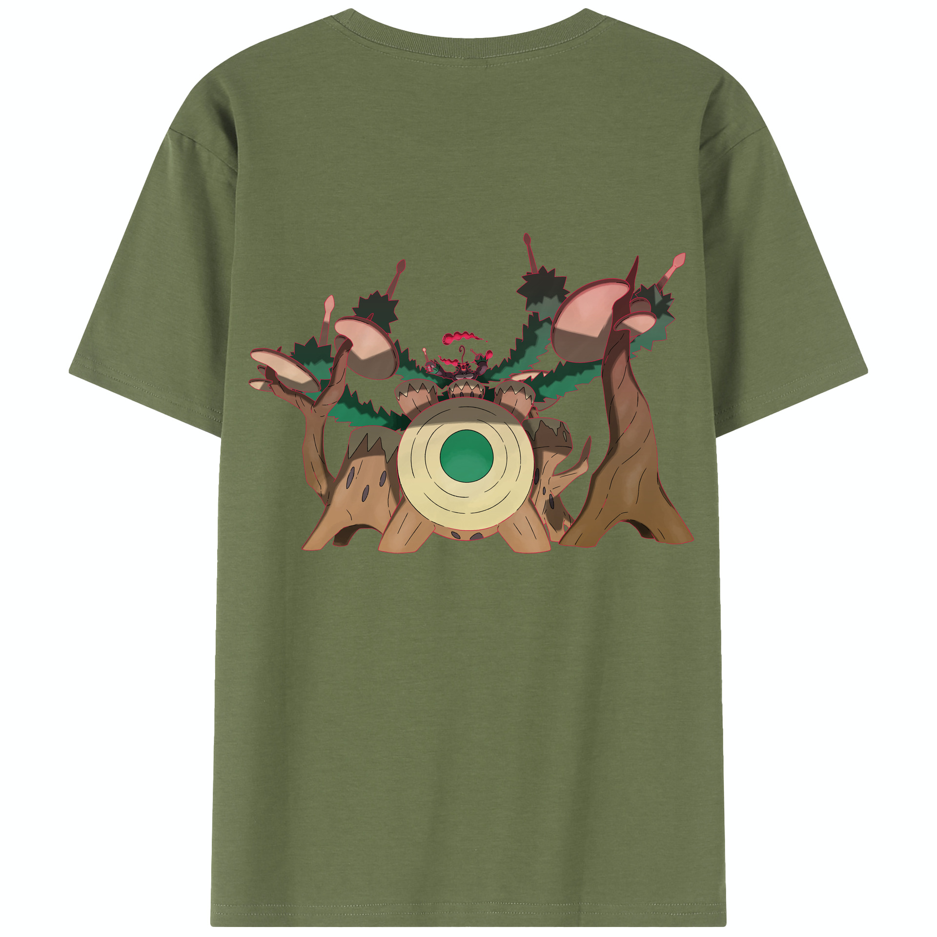 （画像用） ポケットモンスター Pokémon 綿100％半袖Tシャツ（背面プリント）